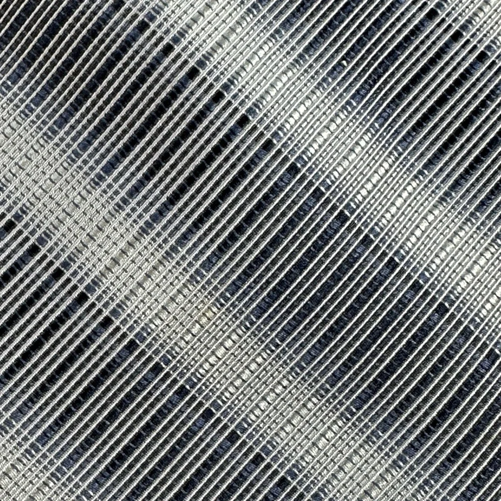 Bruno Piattelli Roma Silk Tie Blue Diagonal Stripe Handmade‎ 59x3.75